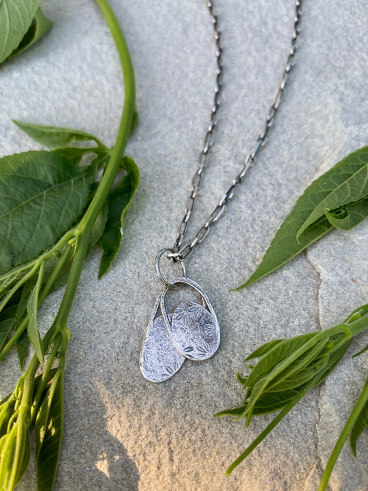 layered flower pendant 2