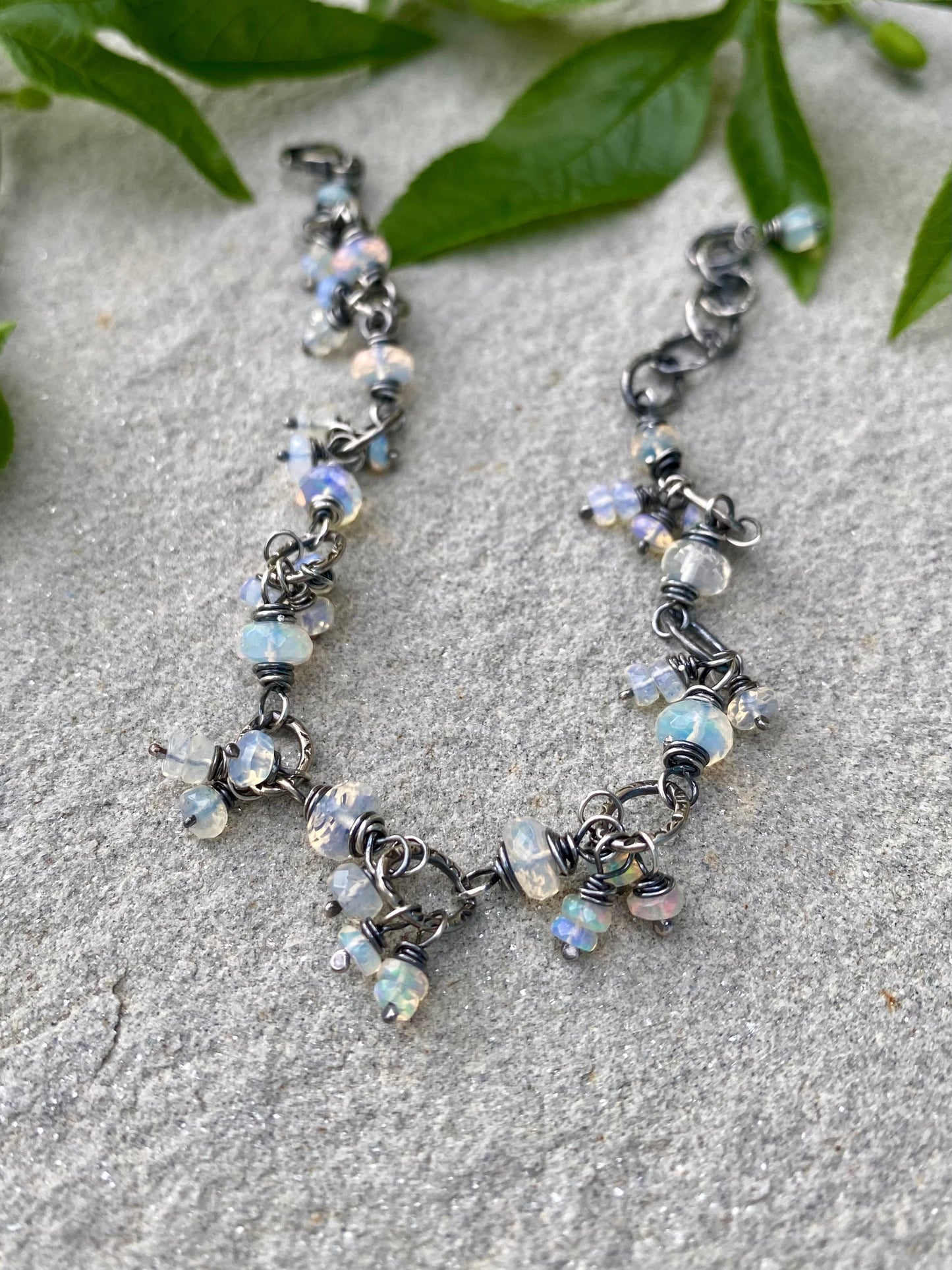gypsy bracelet - opal