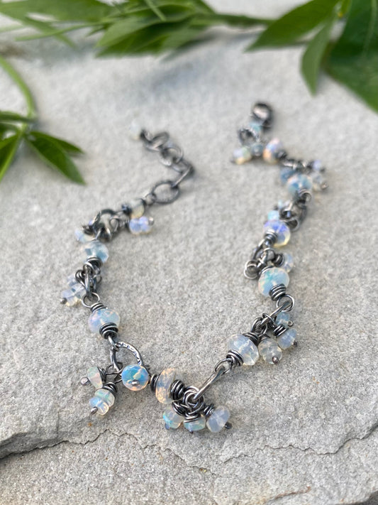 gypsy bracelet - opal