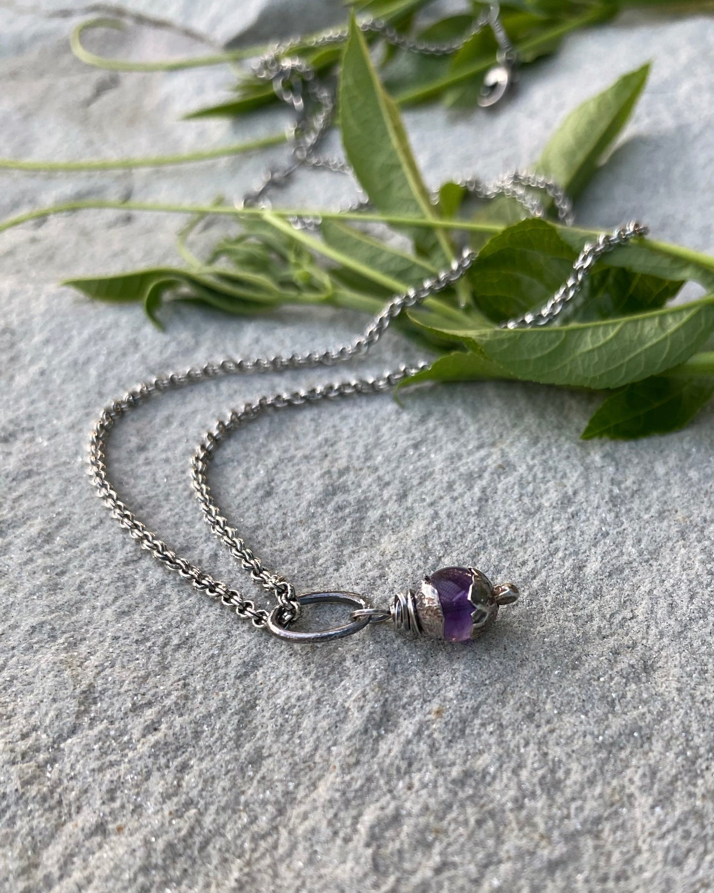 amethyst tiny orb