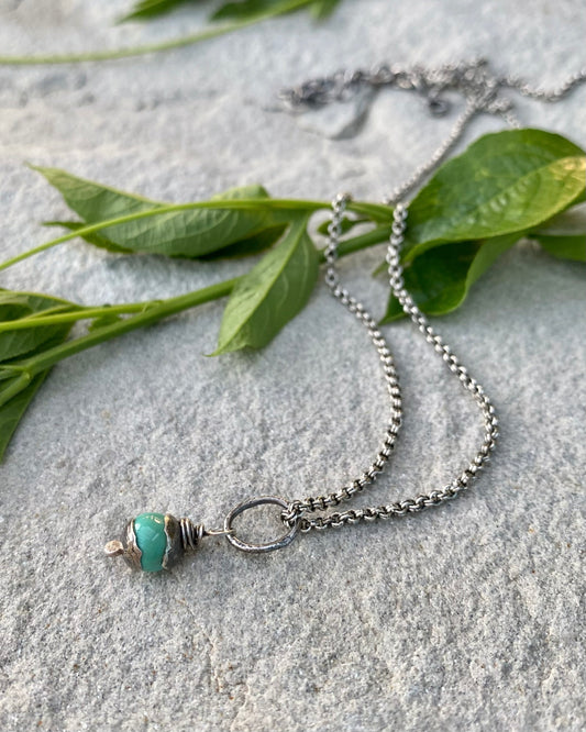 blue turquoise tiny orb