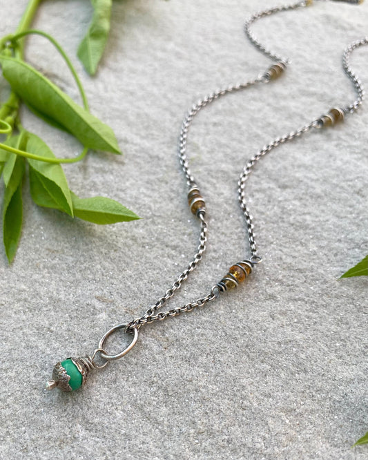green turquoise tiny orb
