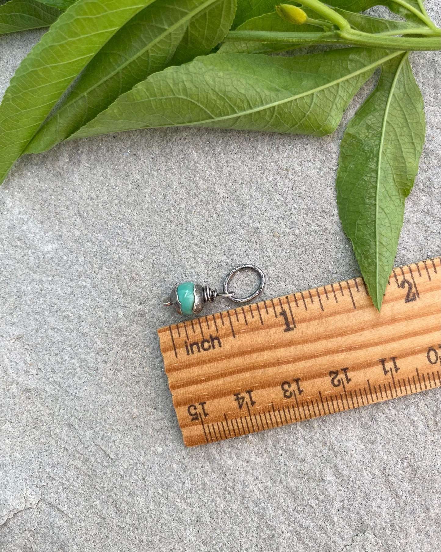blue turquoise tiny orb