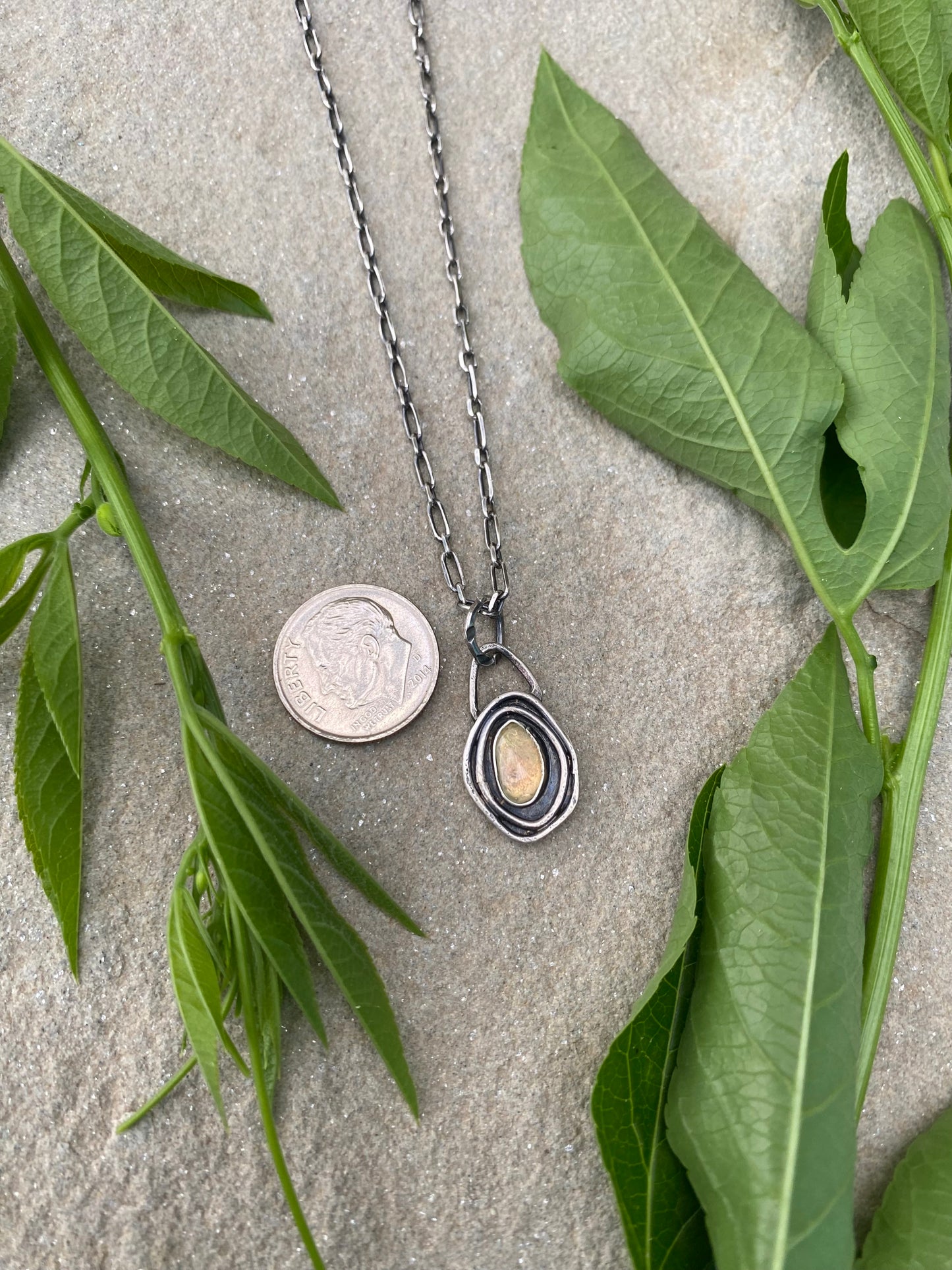 opal pendant