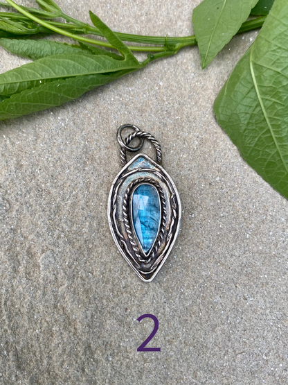 kyanite pendants