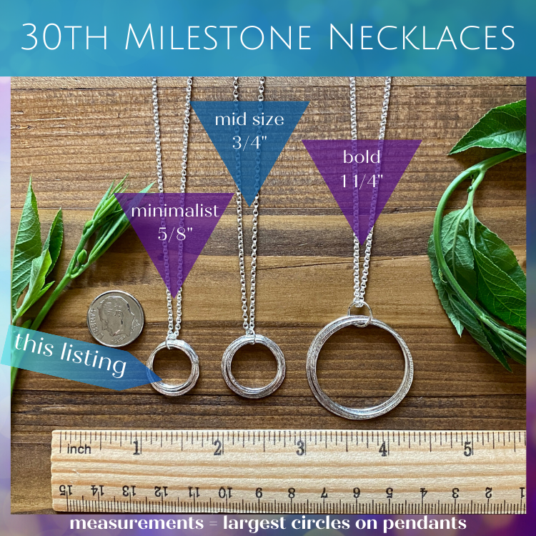 Milestone Necklace sizes from Amy Friend Jewelry