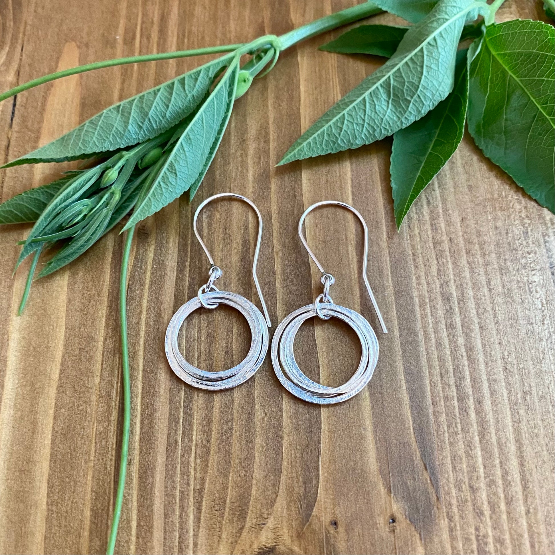 4 circle earrings for 40th birthday gift