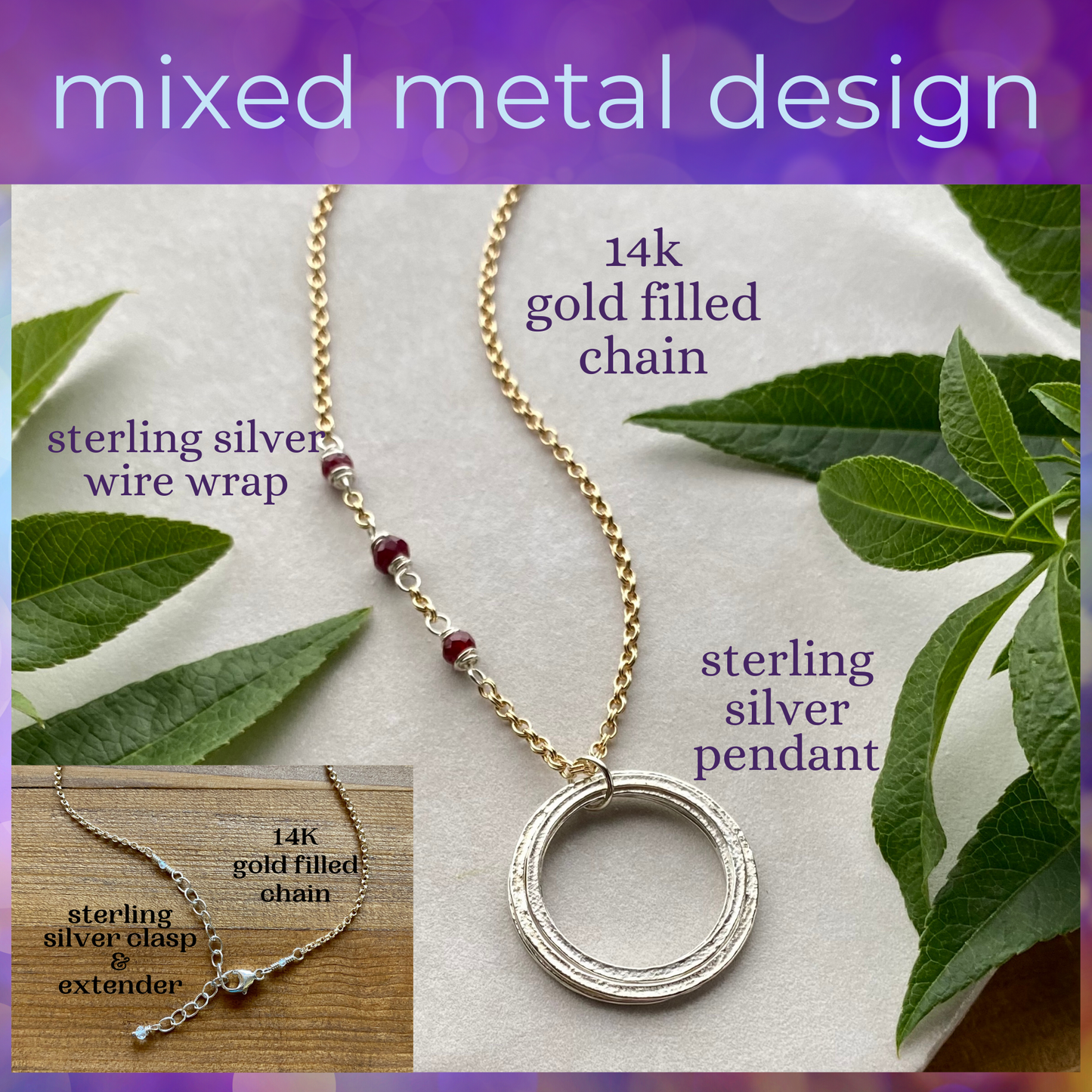 mixed metal designs from amy friend jewelry