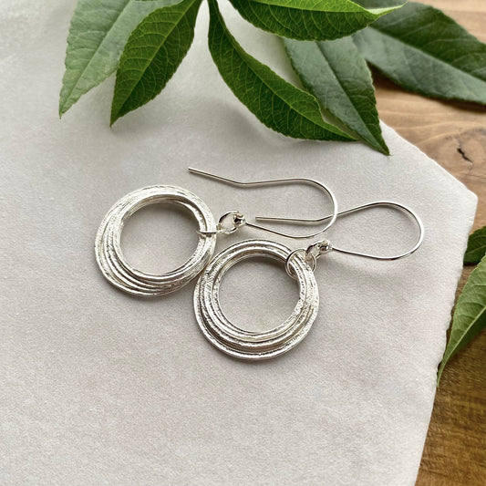 60th Birthday Earrings, Sterling Silver 60th Milestone Gift for Her
