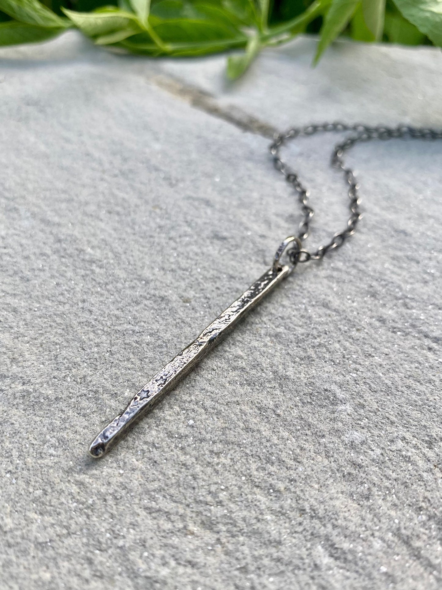 starry bar drop pendant