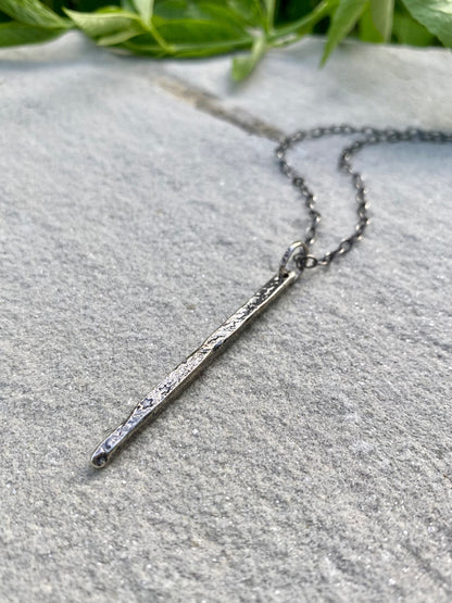 starry bar drop pendant