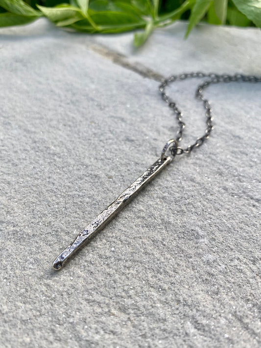 starry bar drop pendant