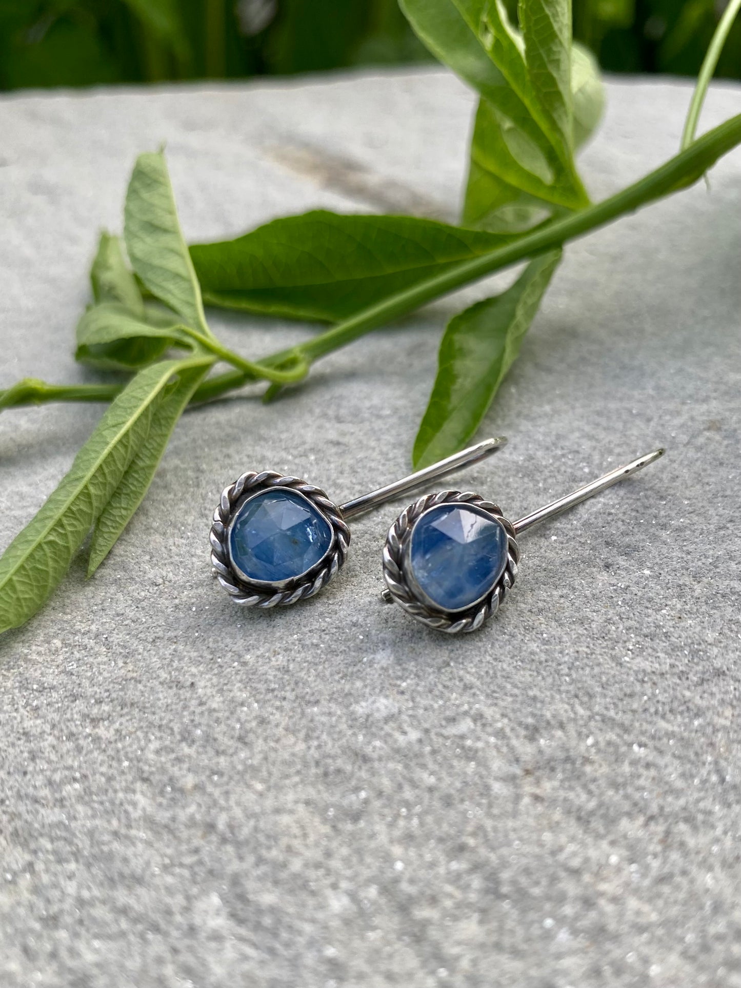 kyanite earrings