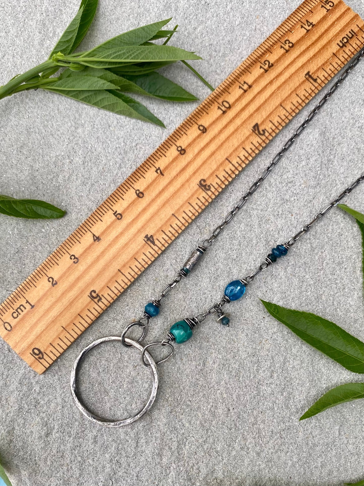 gypsy soul necklace - turquoise river