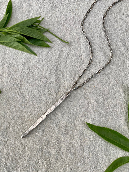 starry bar drop pendant