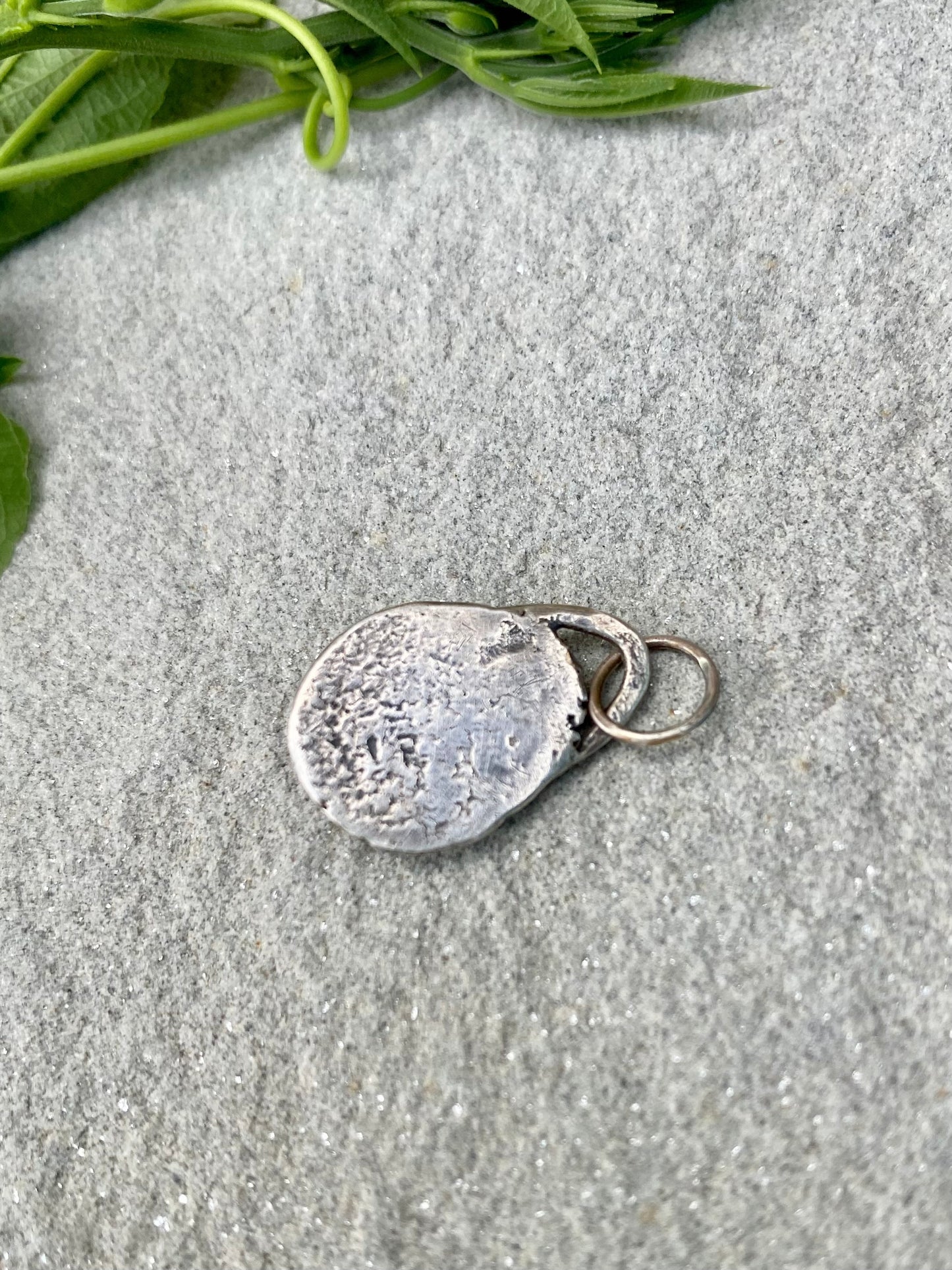 deep blue glass pendant