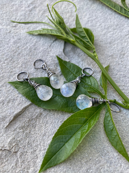 moonstone teardrop pendant