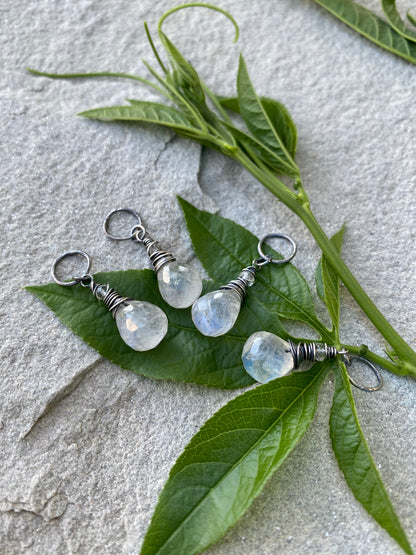moonstone teardrop pendant