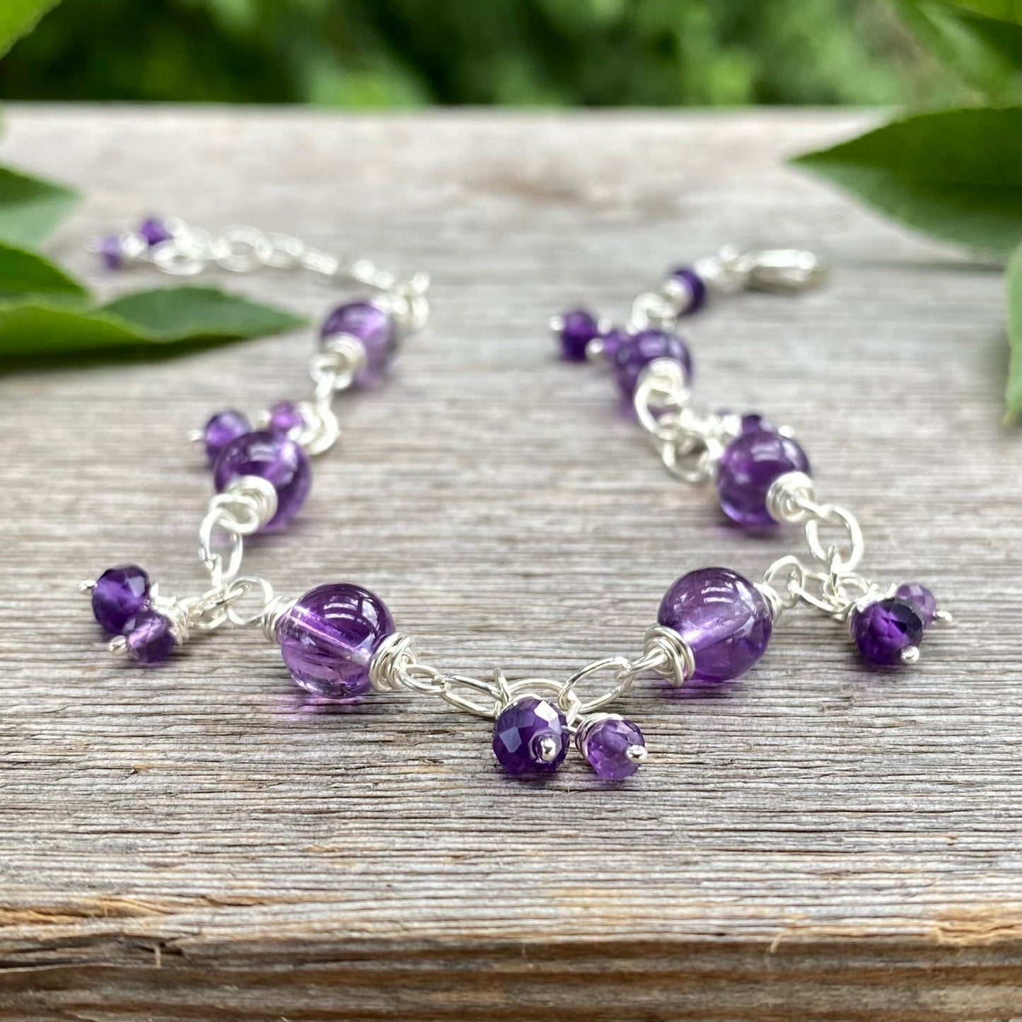 Amethyst Bracelet - February Birthstone