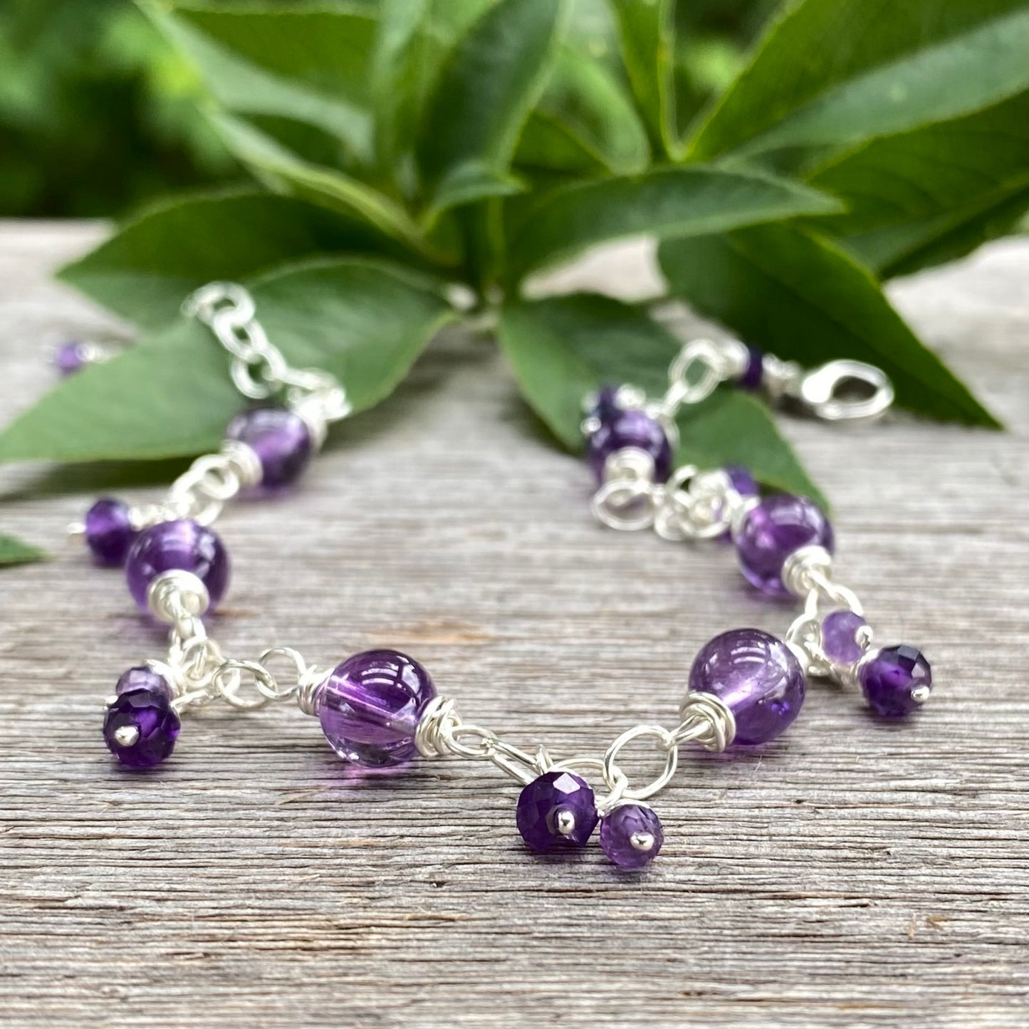 Amethyst Bracelet - February Birthstone