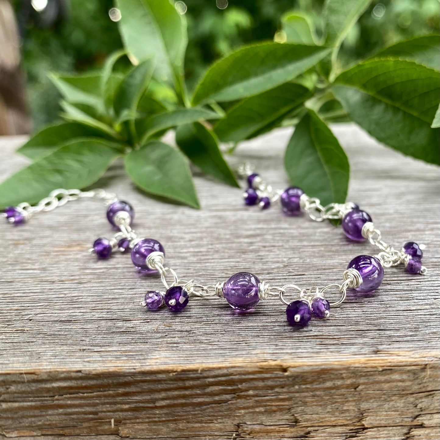 Amethyst Bracelet - February Birthstone