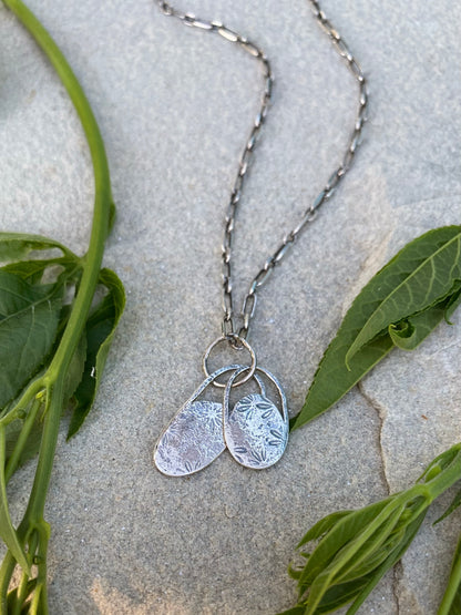 layered flower pendant 2