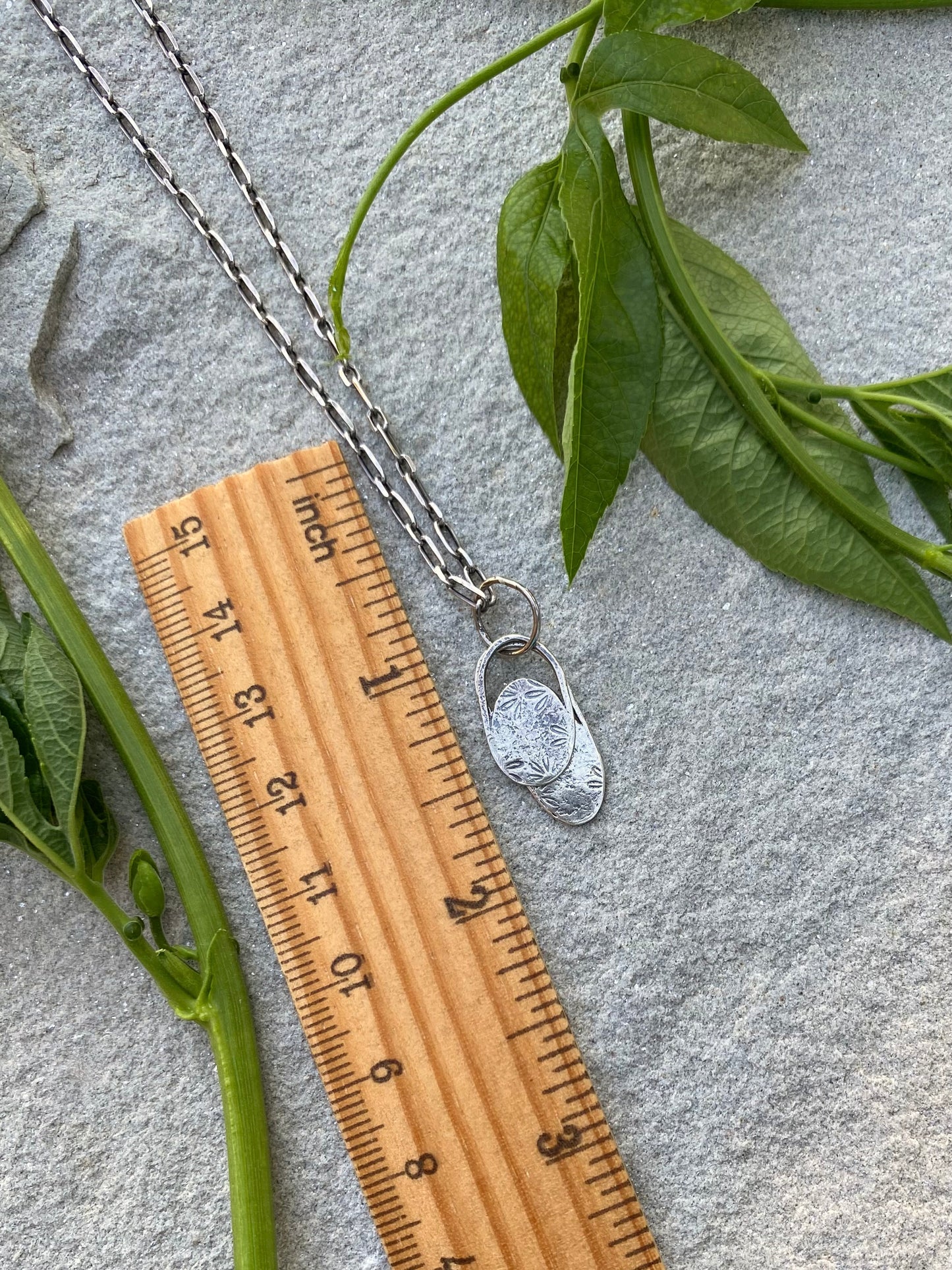 layered flower pendant 2