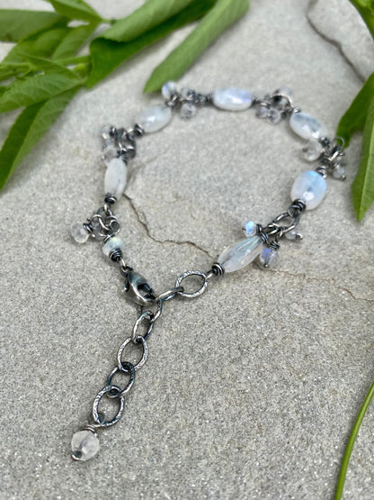 gypsy bracelet - moonstone
