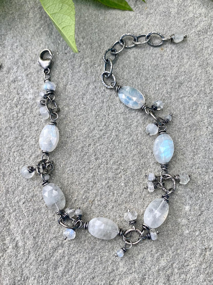 gypsy bracelet - moonstone