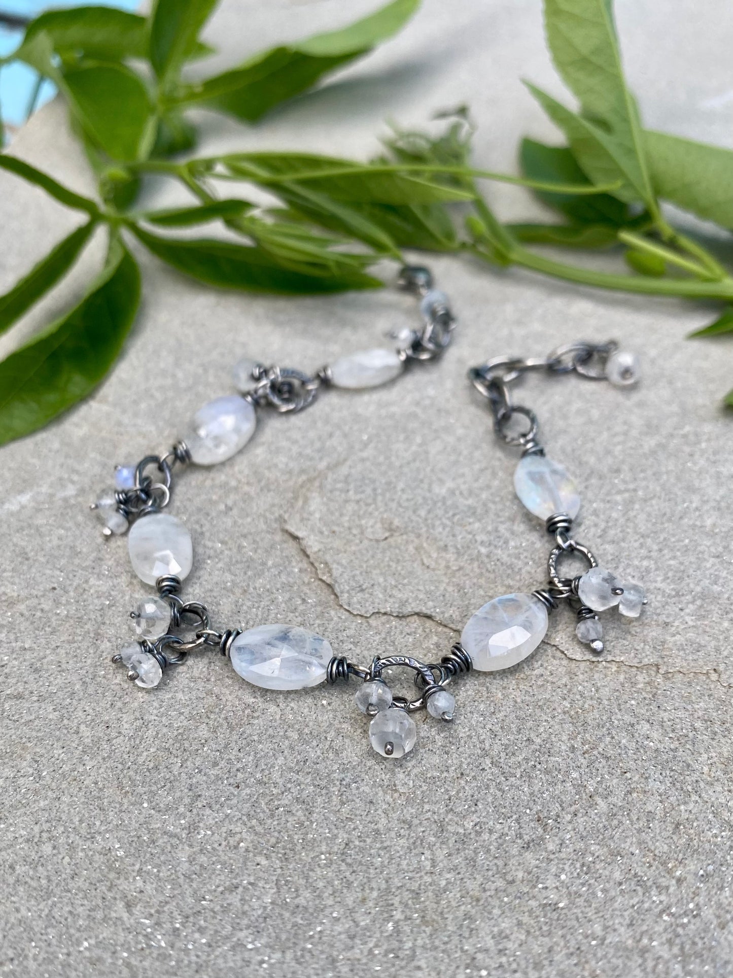 gypsy bracelet - moonstone