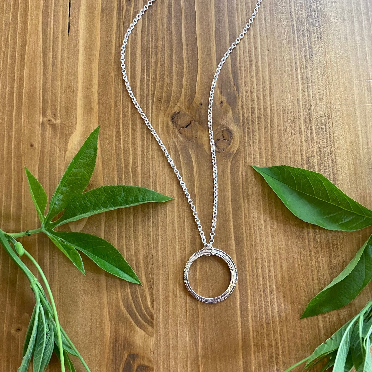 20th Birthday Necklace - Sterling Silver - Mid Size