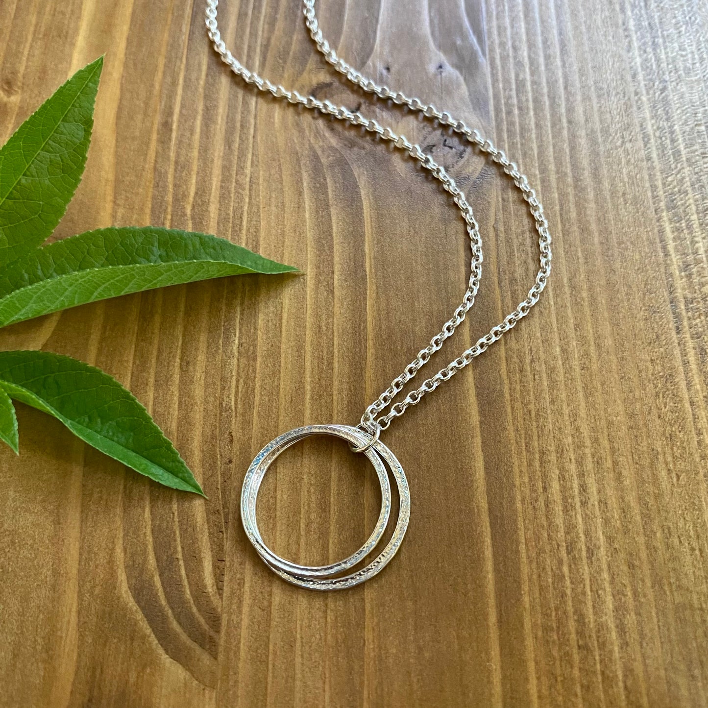 20th Birthday Necklace - Sterling Silver - Mid Size