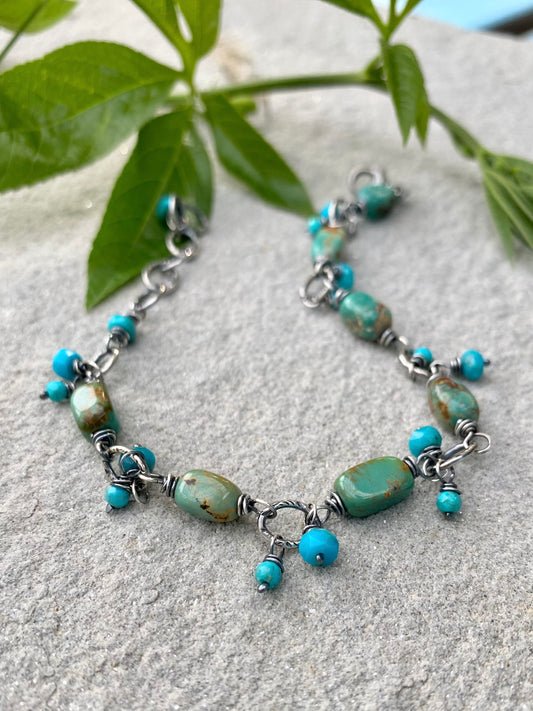 gypsy bracelet - turquoise