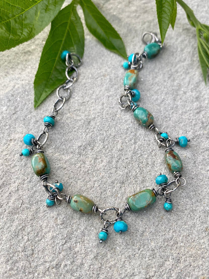 gypsy bracelet - turquoise