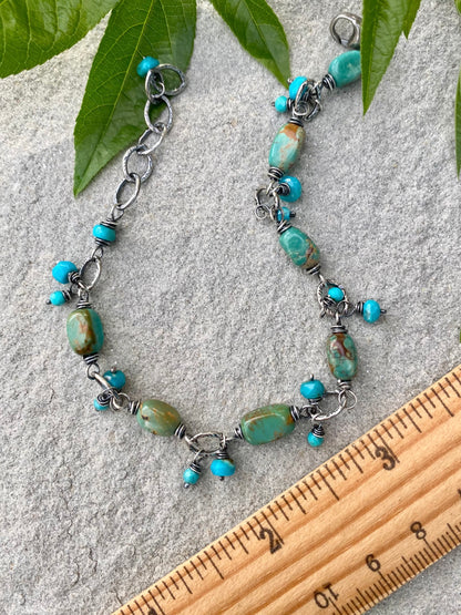 gypsy bracelet - turquoise