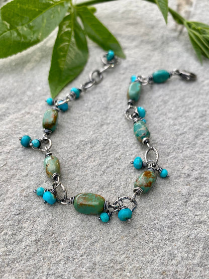 gypsy bracelet - turquoise