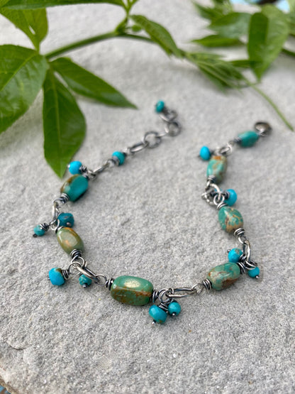 gypsy bracelet - turquoise