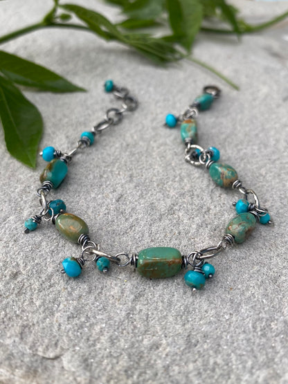 gypsy bracelet - turquoise