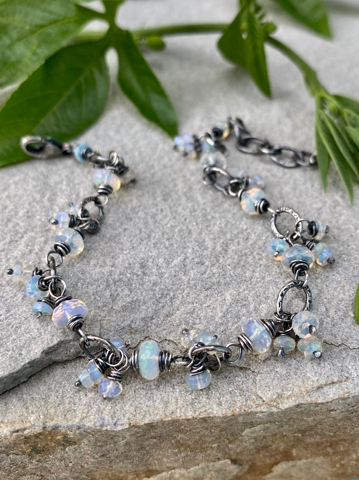 gypsy bracelet - opal