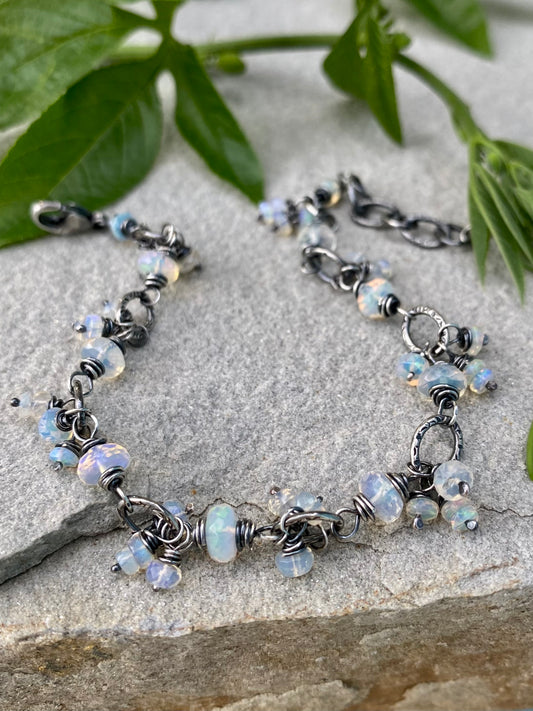 gypsy bracelet - opal