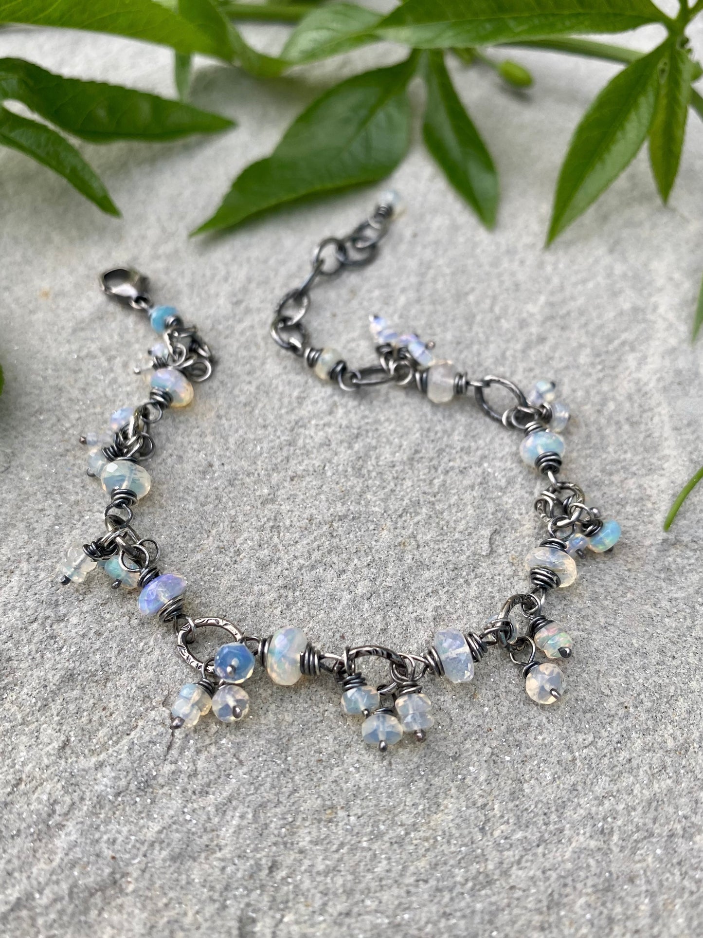 gypsy bracelet - opal