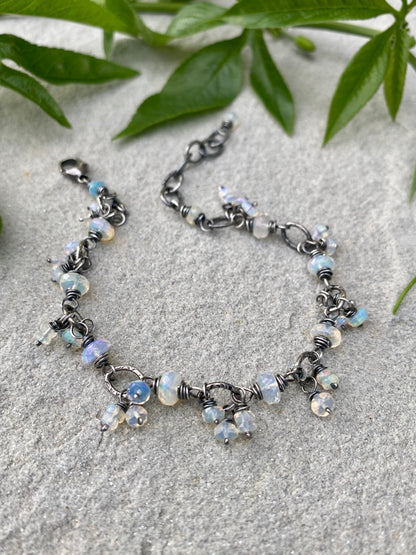 gypsy bracelet - opal