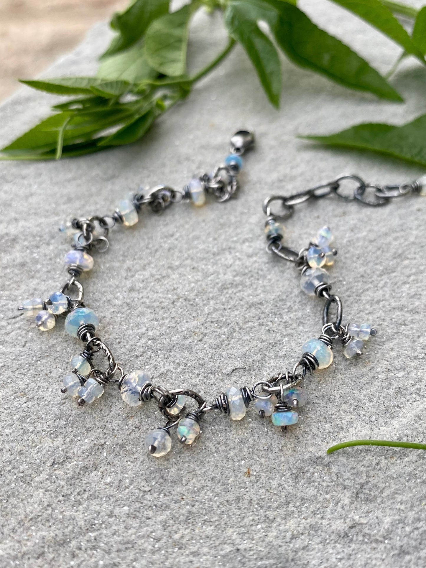 gypsy bracelet - opal