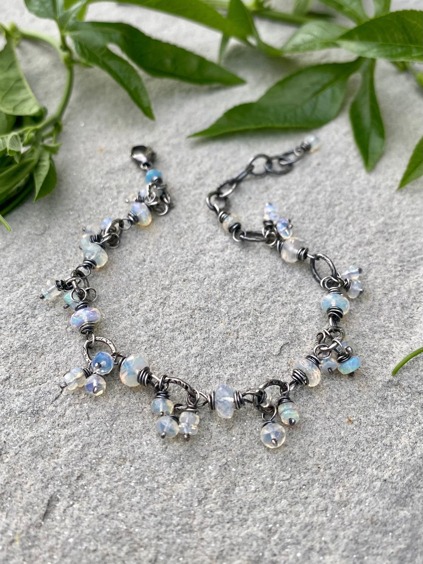 gypsy bracelet - opal