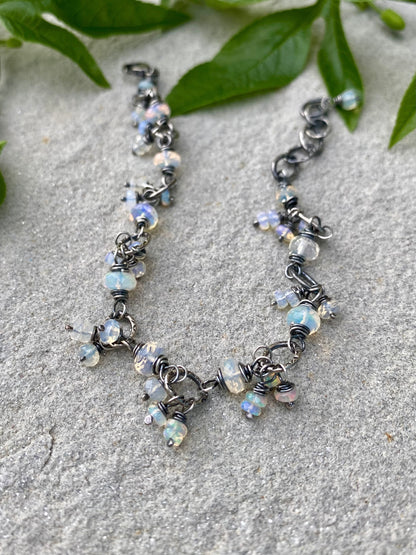 gypsy bracelet - opal