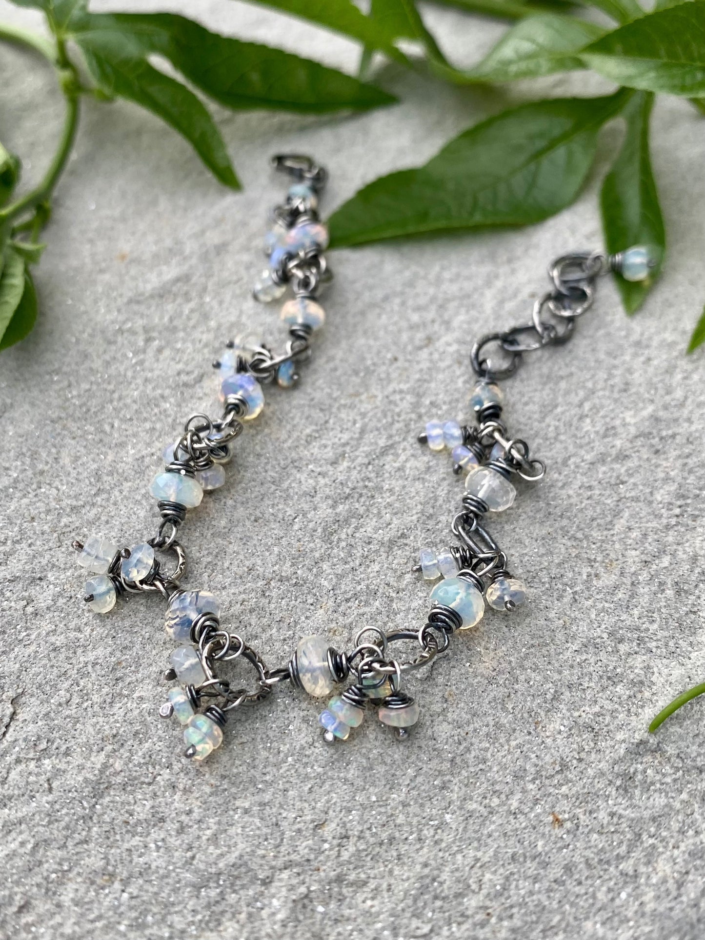 gypsy bracelet - opal