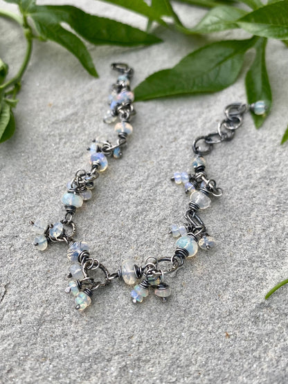 gypsy bracelet - opal