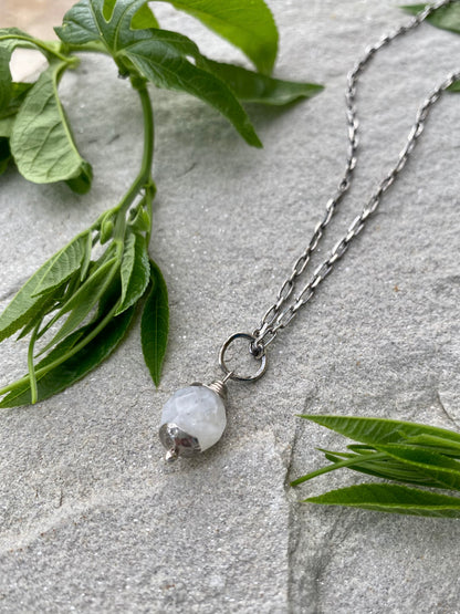 moonstone orb pendant