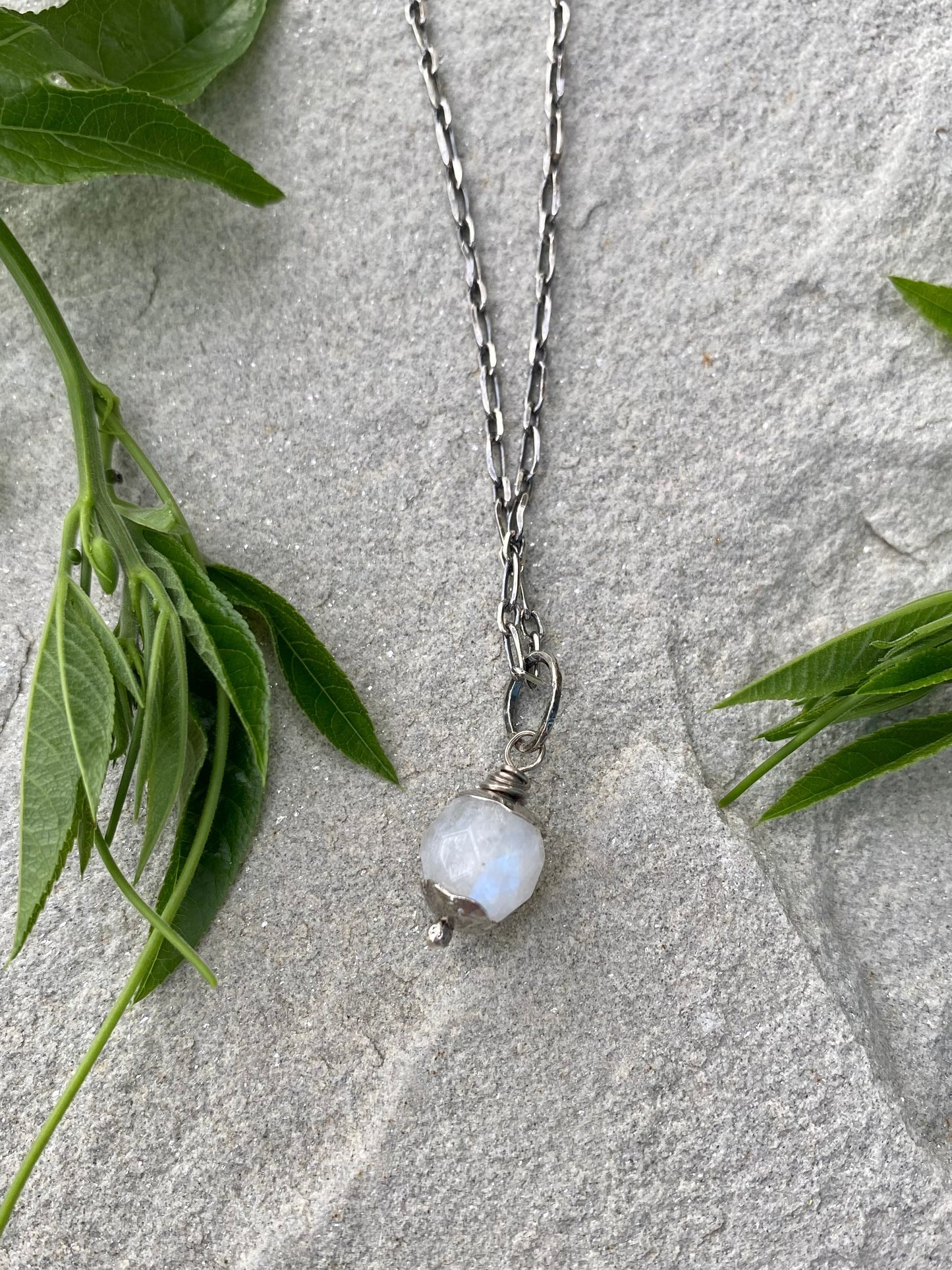 moonstone orb pendant