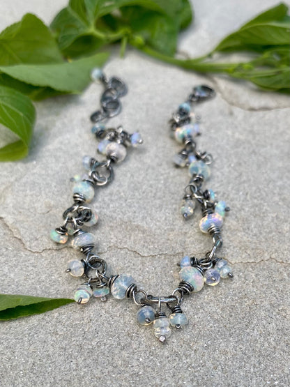 gypsy bracelet - opal